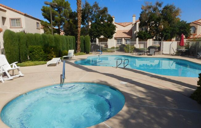 Gorgeous 3 bedroom condo with a 2 car garage! Tons of upgrades*Southwest*Gated community*