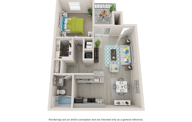 1 bed, 1 bath, 715 sqft, $1,461, Unit 1458-104