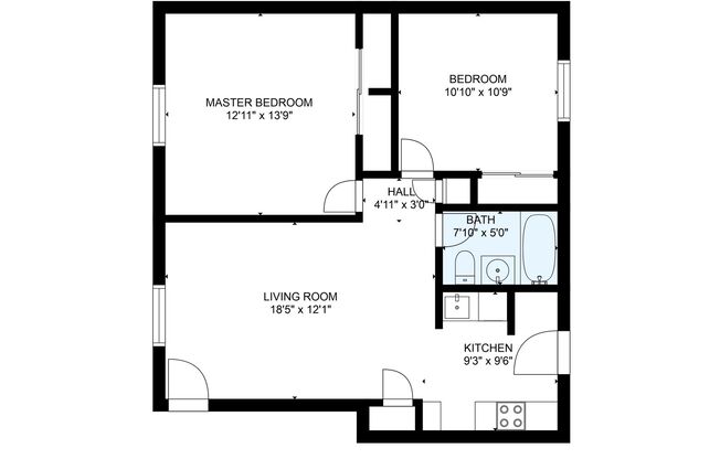 2 beds, 1 bath, 830 sqft, $2,125, Unit 605