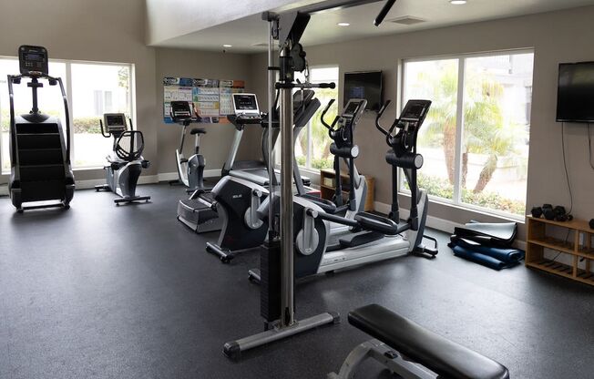 Fully Equipped Gym at Canyon Club Apartments