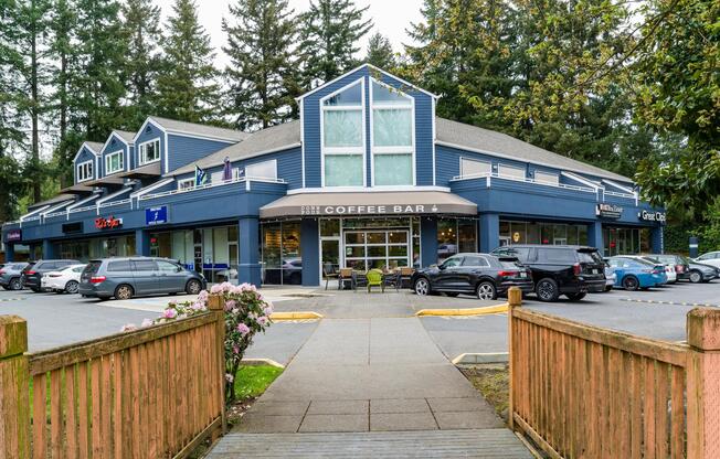 Neighborhood coffee shops, retail and dining just minutes from Downtown Kirkland, offering everyday convenience close to home.