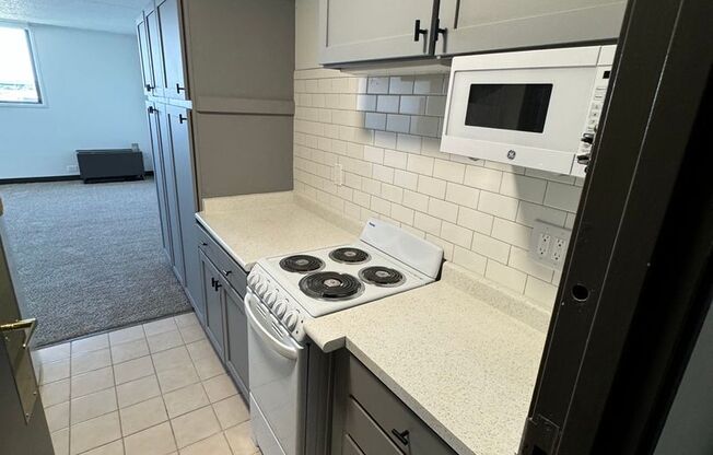 Studio, 1 bath, 336 sqft, $775, Unit 523