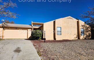 Nice 3 Bedroom, 1 3/4 Bathroom, 2 Car Garage and 1,452 Sq Ft. Home in Western Hills, Rio Rancho.