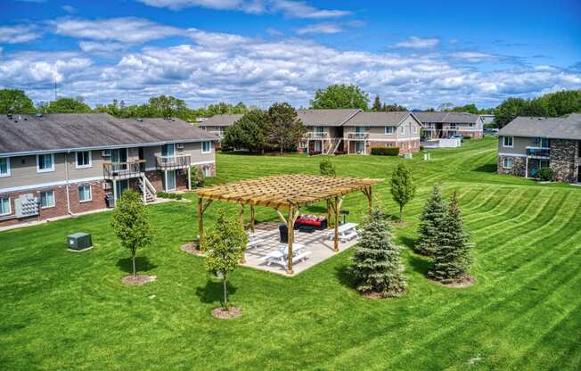 Drone View Of Property at Glen Hills Apartments, Glendale