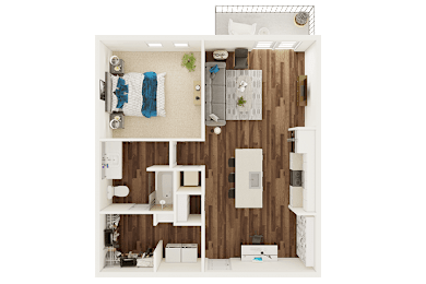 1 bed, 1 bath, 900 sqft, $1,567
