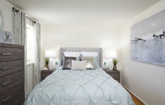 Large master bedroom with huge closet at Kingston Townhomes, Maryland, 21220