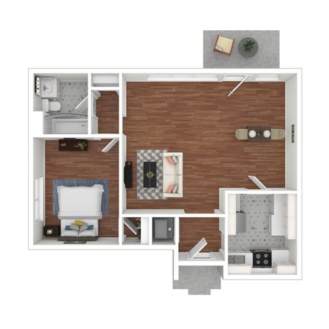 1 bed, 1 bath, 775 sqft, $1,795
