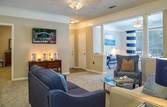 Model. Living Room.