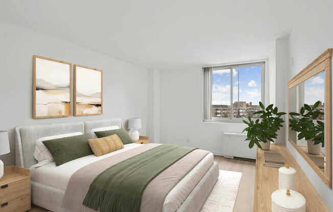 Bedroom with Hard Surface Flooring