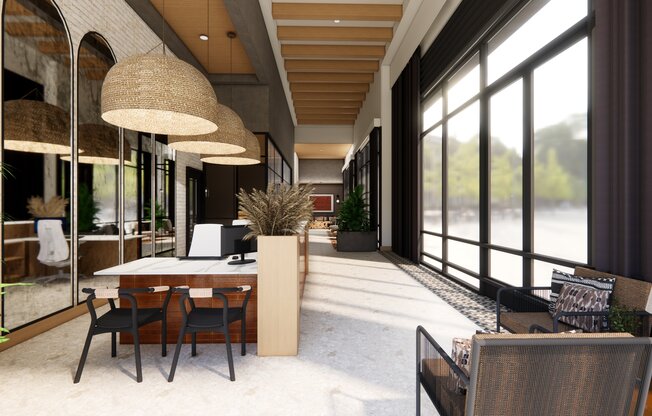 Enjoy complimentary high-speed Wi-Fi in common areas at Modera Higley Commons in Gilbert, AZ.