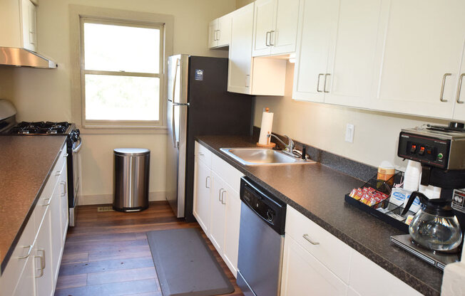 Remodeled Community Building Kitchen at Irish Hills Apartments, South Bend, Indiana