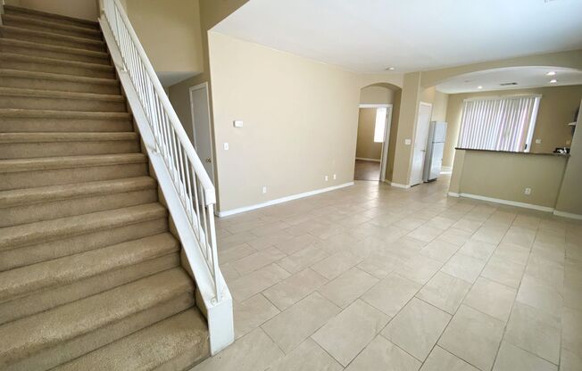 Comfortable Southwest Spring Valley home with the master bedroom suite on the first floor!