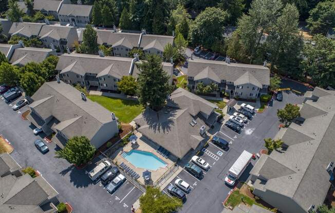 Top view at Arterra Apartments, Kent