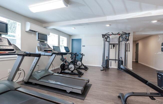 192nd West Lofts Fitness Center with Cardio Machines