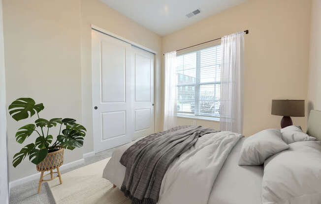 Cozy Bedroom at Fairmont Apartments, Westerville, 43081
