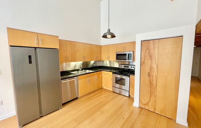 HUGE 2 Level 2br/1.5Ba Loft, High Ceilings, Laundry, Central Location! PROGRESSIVE