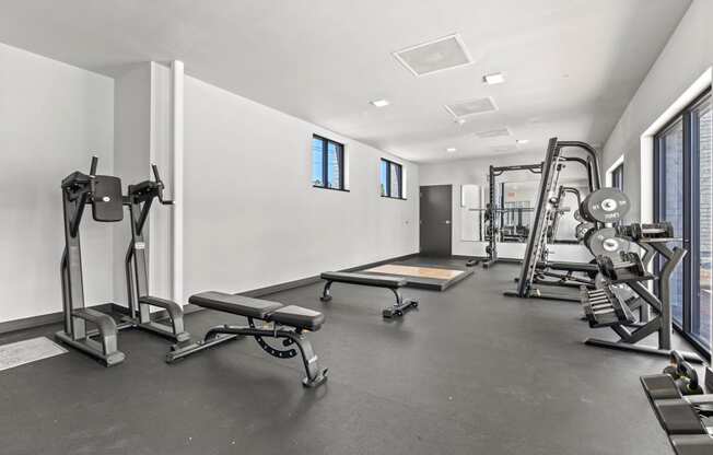 Fitness Center With Modern Equipment at Scott's View, Virginia, 23230
