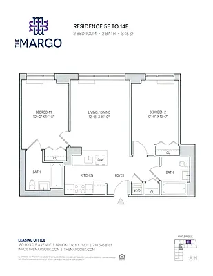 Studio, 1 bath, $5,880, Unit 11E
