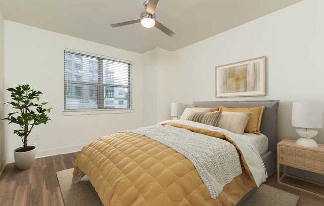 Bedroom with Hard Surface Flooring