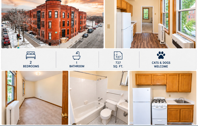 2 beds, 1 bath, $1,450, Unit 320A