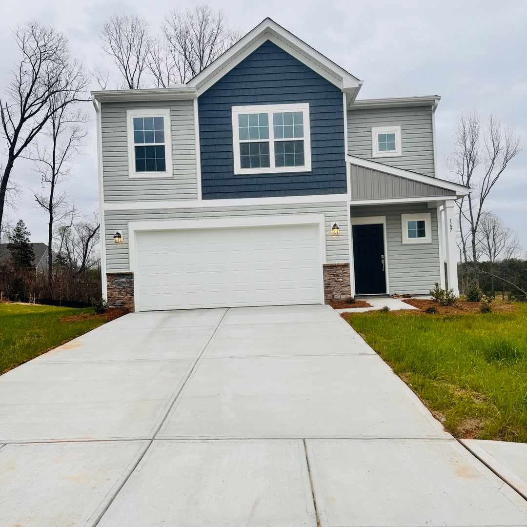 Located in Iredell County a Brand New 3BR/2.5BA Two car Garage Home