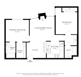 1 bed, 1 bath, 753 sqft, $2,285