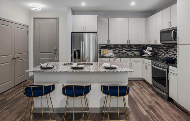 TriVista on Speer Model Kitchen