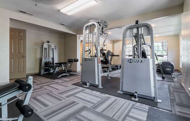 our apartments have a gym with a variety of exercise equipment