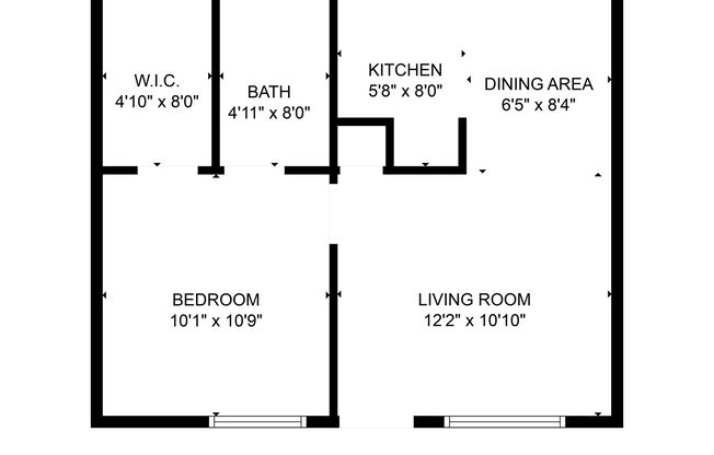 1 bed, 1 bath, 450 sqft, $1,750, Unit 308
