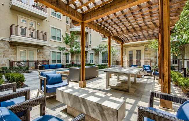 outdoor social area