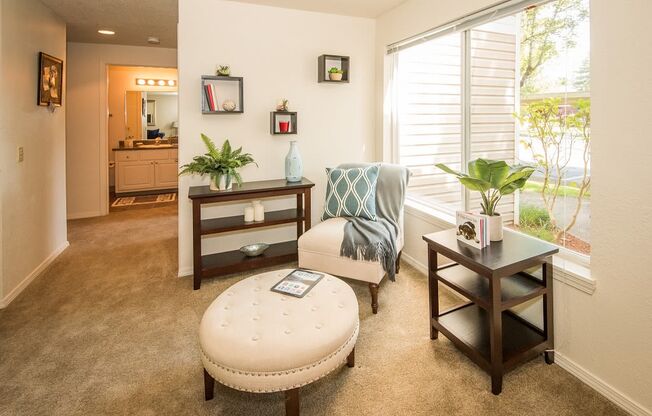 Sir Charles Court Model Apartment Living Room & Window