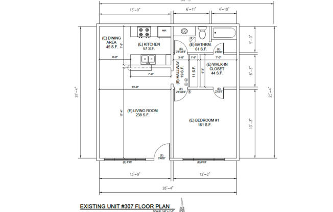 1 bed, 1 bath, 667 sqft, $1,695