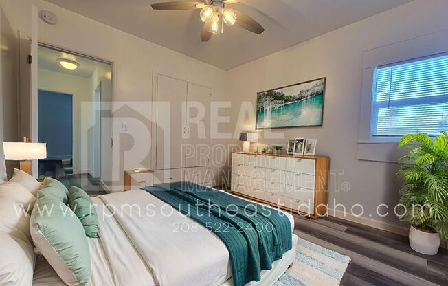 Newly Renovated, Clean & Bright 2 Bedroom, 1 Bathroom Apartment for Rent in Shelley - Washer/Dryer Included! By Real Property Management