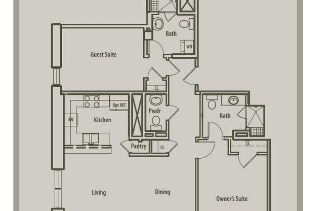 2 beds, 2.5 baths, 980 sqft, $1,695, Unit 502