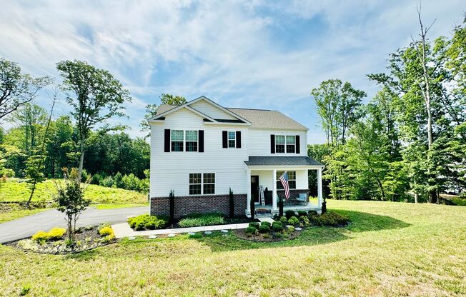 CLOSE TO QUANTICO - IMMACULATE COZY NEW HOME ON ACREAGE