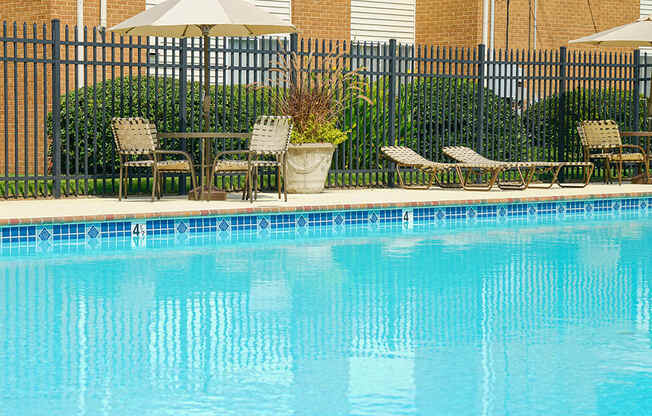 Pool at Andover Apartments in Norfolk VA