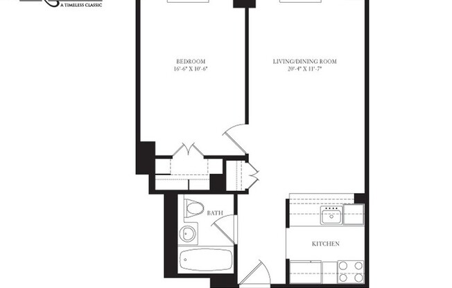 1 bed, 1 bath, $5,900, Unit 636