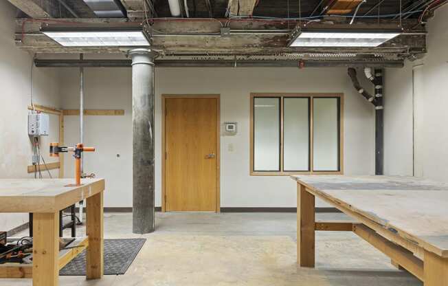 Workspace Common Area at Lowertown Lofts, St. Paul, Minnesota