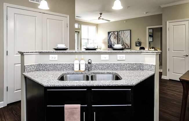 Kitchen at Aventine Wilderness Hills in Lincoln, NE