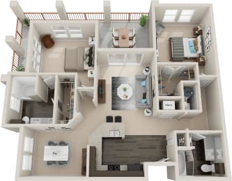 2 beds, 2 baths, 1,558 sqft, $2,054