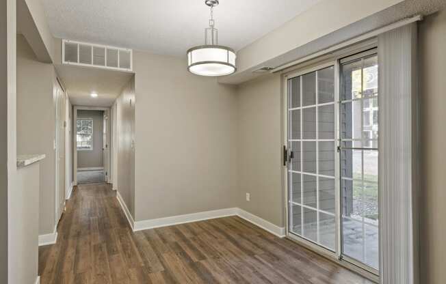 Mallard Ridge Apartments in Maple Grove Dining Room with Sliding Glass Door