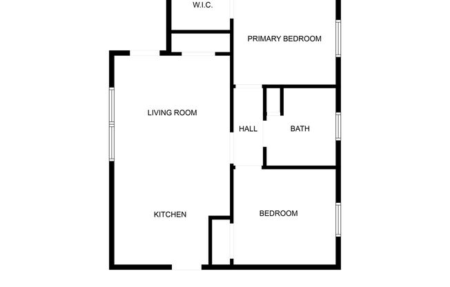 2 beds, 1 bath, 612 sqft, $500, Unit A2