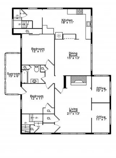 2 beds, 1 bath, 1,200 sqft, $3,400, Unit 2