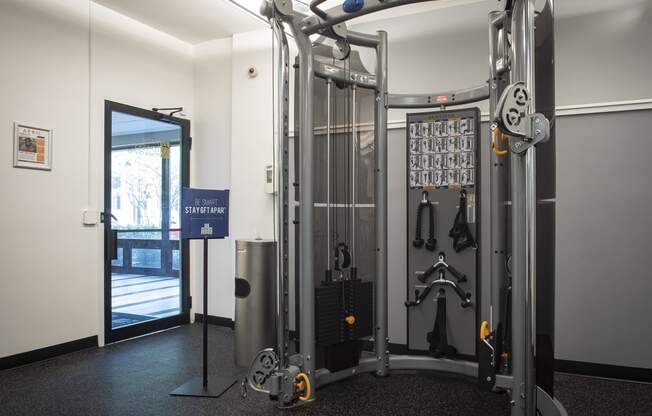Fitness Center With Updated Equipment at Twin Towers, Chicago, Illinois