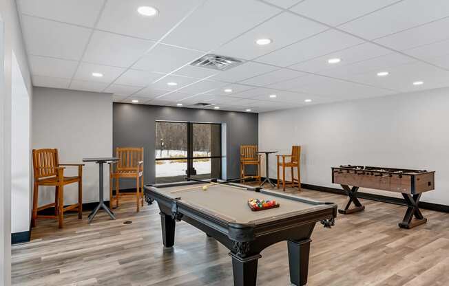 tStratford Wood Apartments and Townhomes in Minnetonka, MN Photo of billards table