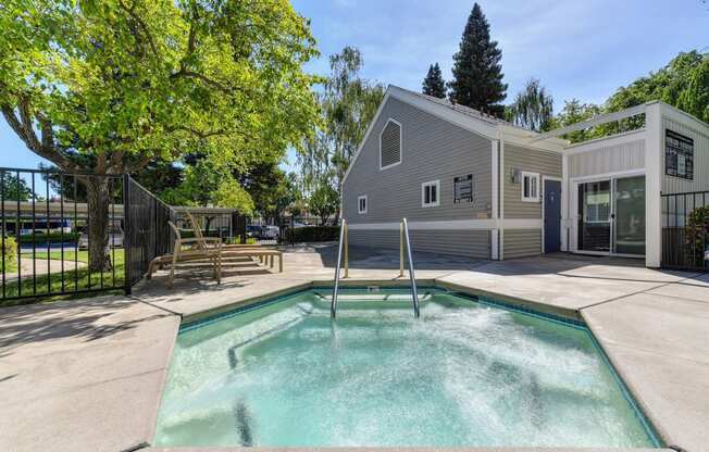 Spa with Apartment Exteriors and Gate