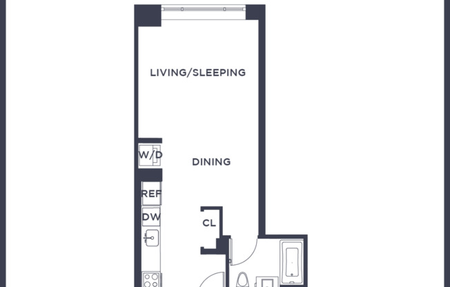 Studio, 1 bath, $3,500, Unit 508