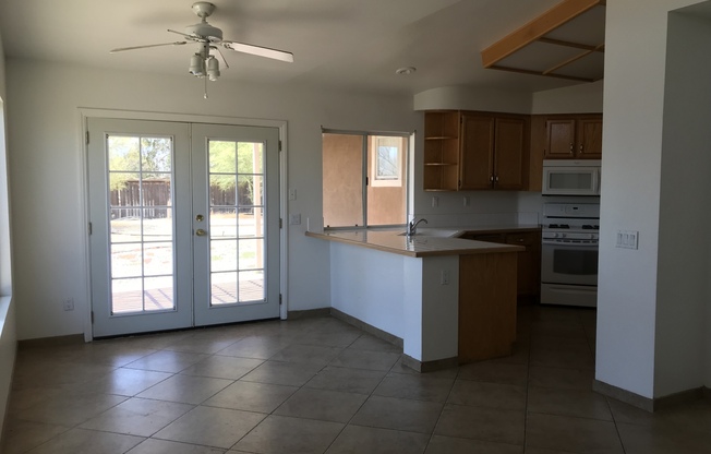 Beautiful home with fenced in backyard!