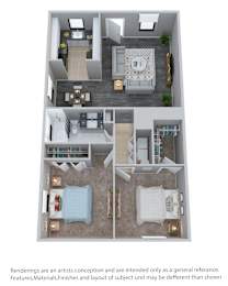 2 beds, 1 bath, 935 sqft, $2,099