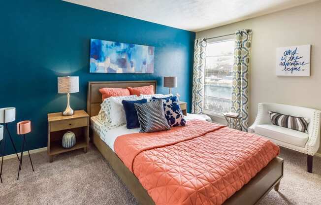 Bedroom  at The Summit Apartments in Mesquite, Texas, TX